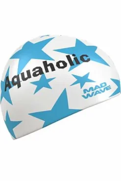 Silicone Swim Caps^Mad Wave Aquaholic