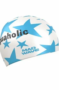 Silicone Swim Caps^Mad Wave Aquaholic
