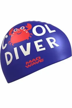 Silicone Swim Caps^Mad Wave Cool Diver
