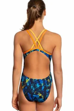 Junior's Swimsuits^Mad Wave Crossback Junior Pbt A3