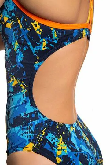 Junior's Swimsuits^Mad Wave Crossback Junior Pbt A3