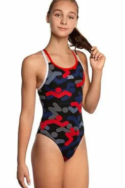 Junior's Swimsuits^Mad Wave Crossback Junior Pbt I5