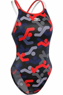 Chlorine Resistant Swimsuits^Mad Wave Crossback Pbt I5