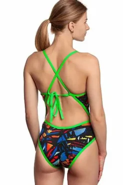 Chlorine Resistant Swimsuits^Mad Wave Diana Pbt H0