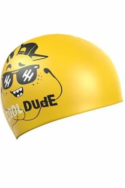 Silicone Swim Caps^Mad Wave Dude
