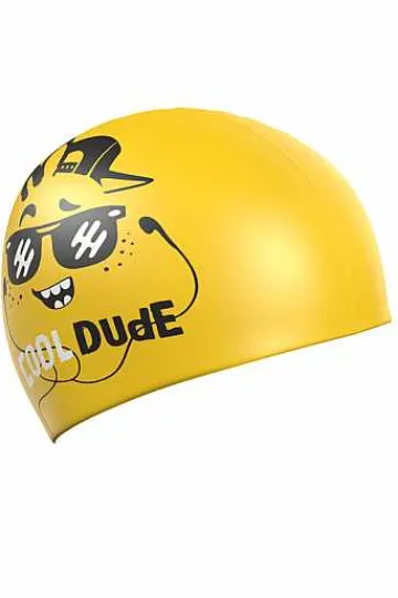 Silicone Swim Caps^Mad Wave Dude