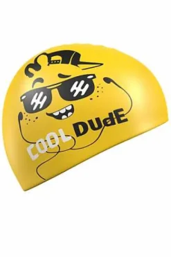 Silicone Swim Caps^Mad Wave Dude
