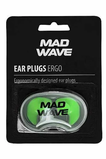 Ear Plugs, Nose Clips^Mad Wave Ergo Ear Plug