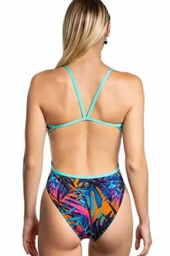 Chlorine Resistant Swimsuits^Mad Wave Flare Pbt E7