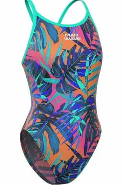 Chlorine Resistant Swimsuits^Mad Wave Flare Pbt E7