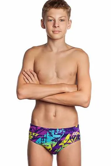 Boys' Swim Trunks^Mad Wave Force Junior Pbt D7