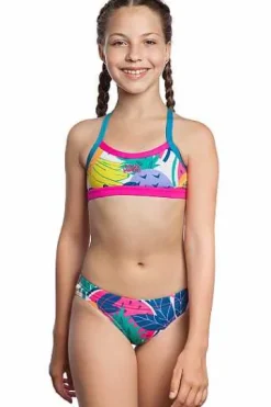 Junior's Swimsuits^Mad Wave Frisky Top Junior Pbt B0