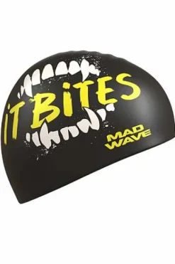 Silicone Swim Caps^Mad Wave It Bites