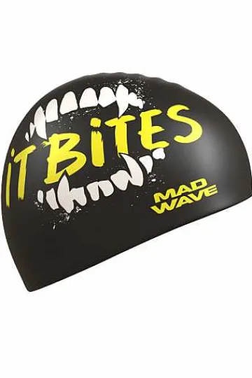 Silicone Swim Caps^Mad Wave It Bites