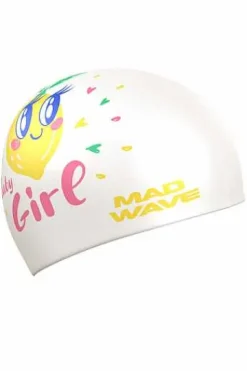 Silicone Swim Caps^Mad Wave Lemon