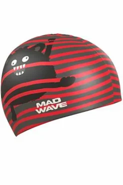 Silicone Swim Caps^Mad Wave Monster