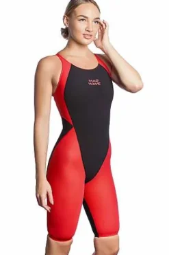 Racing Swimsuits^Mad Wave Mw Revolution Women Open Back