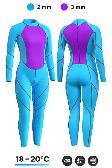 Wetsuits^Mad Wave Opnwtr Hydrostar Dsss Fls Lady