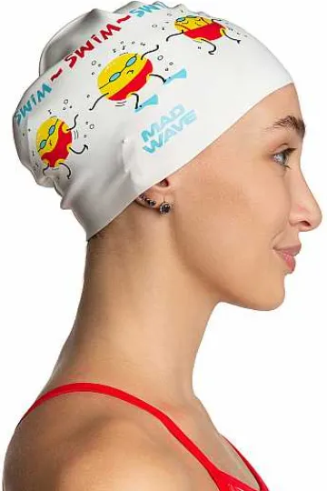 Silicone Swim Caps^Mad Wave Potato