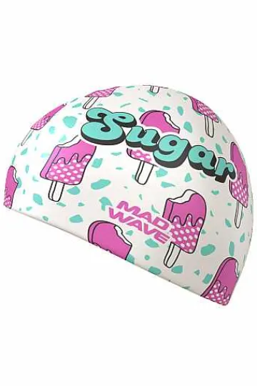 Silicone Swim Caps^Mad Wave Sugar